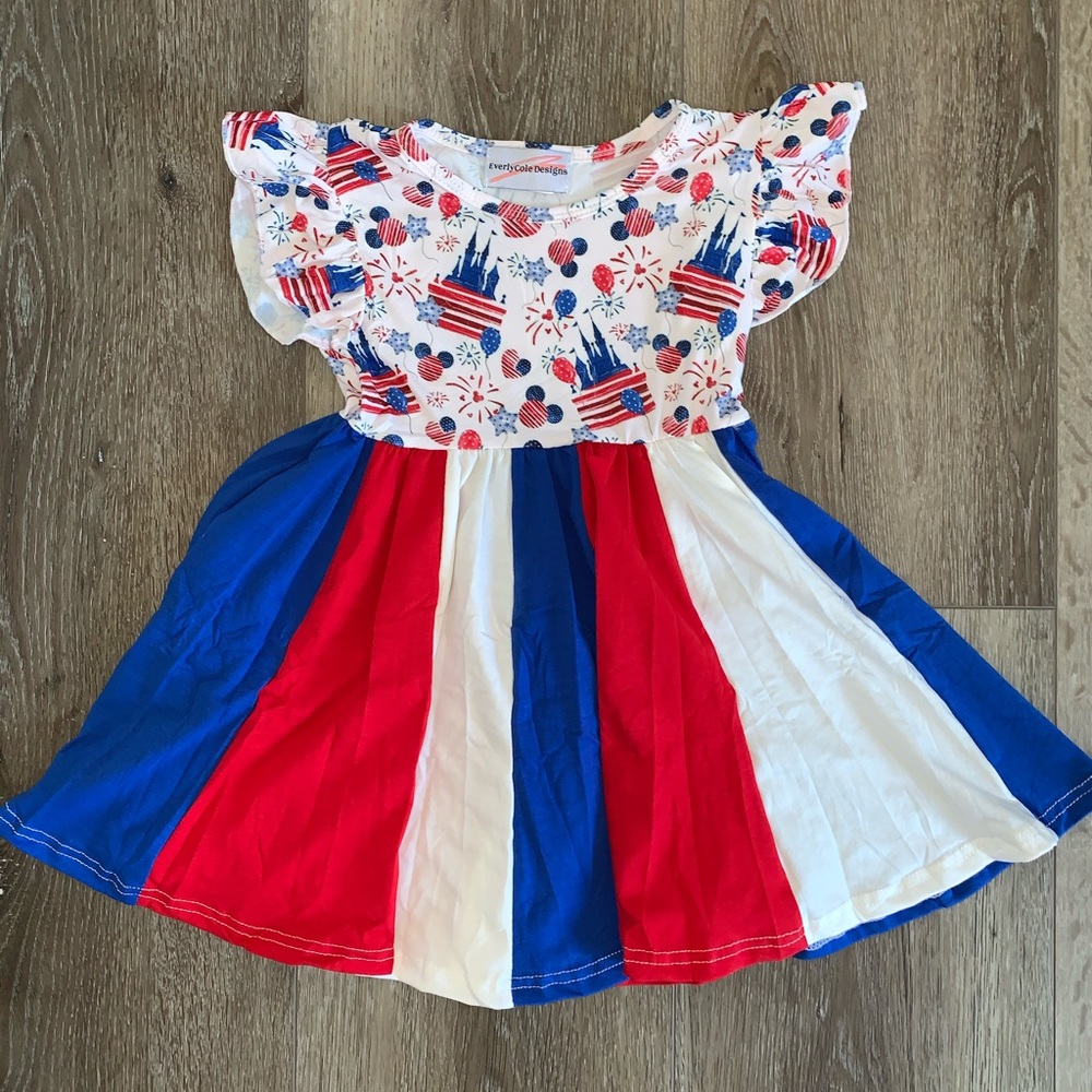 Disney 4th Of July America dress